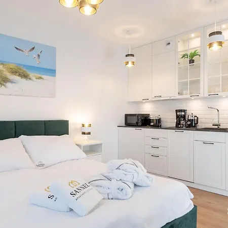 Golden Mirror-w Cenie Dostep Do Basenow, Strefy Saun,jacuzzi - Pinea Pobierowo-sannel For Rent Апартаменты Поберово